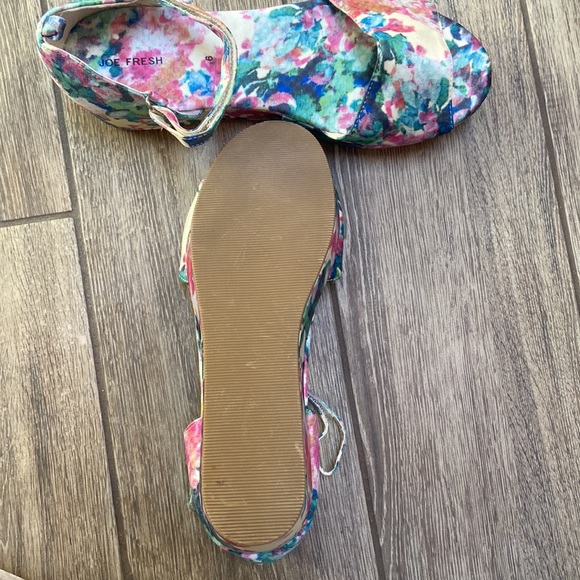 Platform Satin Floral Sandals - Picture 3 of 6
